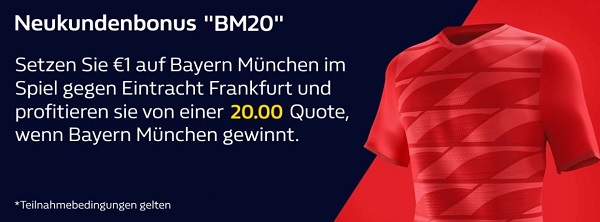 bayern sieg frankfurt william hill quotenboost bundesliga