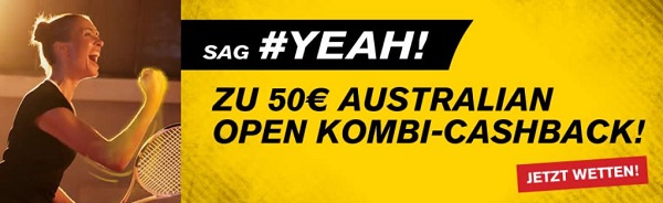 interwetten cashback promo australian open tennis grand slam melbourne weetangebot