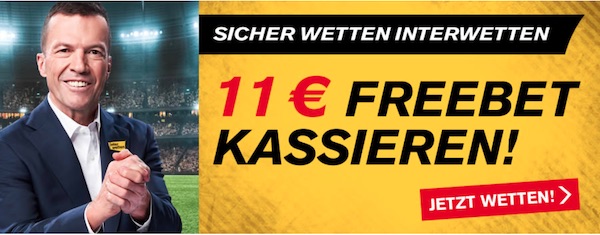 Gratiswette von Interwetten im Wert von 11 EUR für die WM-Quali