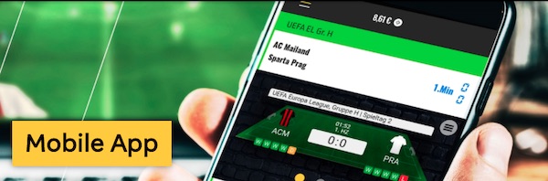 Mobile App von Merkur Sports