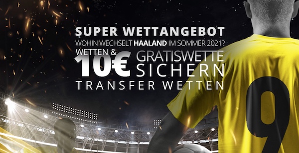 BVB Haaland Transfer 10 Euro Novibet