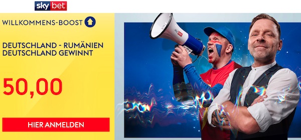 Superboost von Skybet zu Rumänien - Deutschland