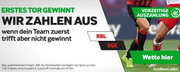 erstes tor gewinnt bei betway rb leipzig eintracht frankfurt bundesliga wette