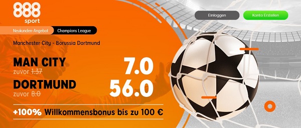 manchester city borussia dortmund champions league wette 888sport angebot