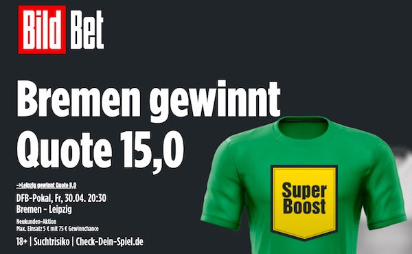 Werder Sieg vs RB DFB Pokal Bildbet