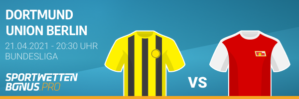 Wett Tipp zu Dortmund - Union Berlin
