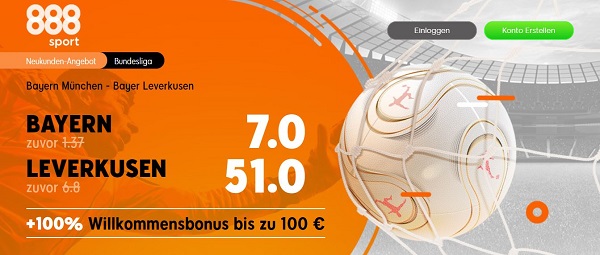 bayern leverkusen bundesliga top spiel quotenboost odds boost 888sport