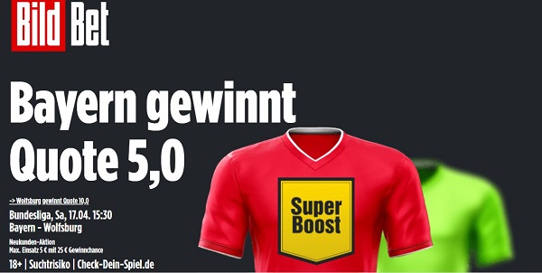 bayern sieg bundesliga quotenboost angebot promo bildbet