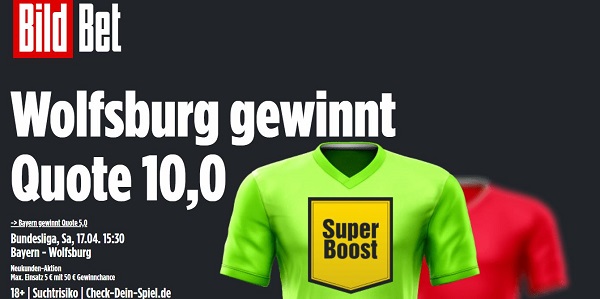 bildbet quotenboost bundesliga quote wette