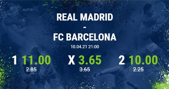 bet at home real madrid fc barcelona el clasico primera division erhöhte Quoten wetten