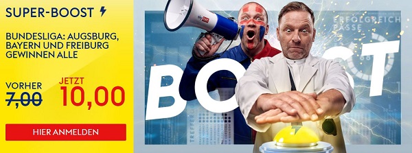 skybet superboost bayern augsburg freiburg bundesliga gewinnen quotenboost
