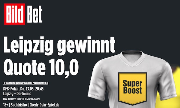 Quote 10.0 auf Leipzig im DFB-Pokal