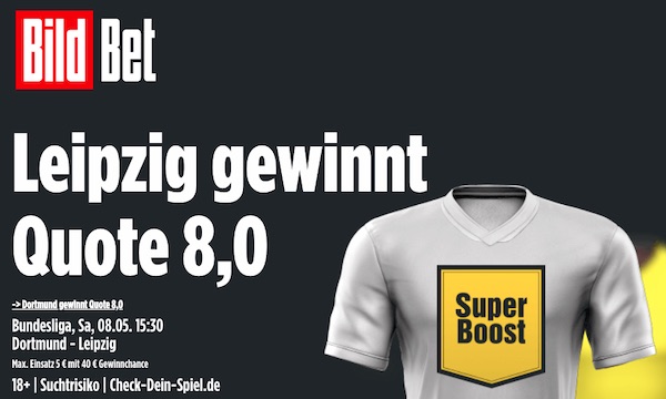 Wette bei Bildbet mit der Siegquote von 8.00 auf Leipzig