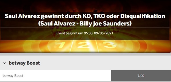 canelo alvarez billy joe saunders boxen mittelgewicht betway boost angebot sieg