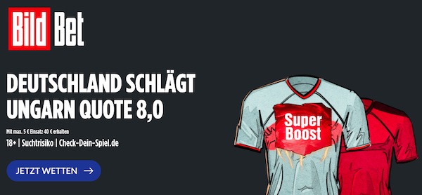 Quote 8.0 auf Sieg Deutschland bei Bildbet