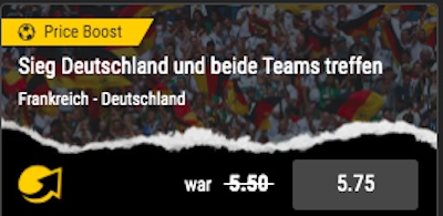Price Boost Bwin FRA GER