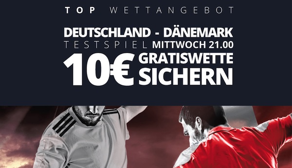 gratiswette bei novibet deutschland dänemark testspiel dfb team