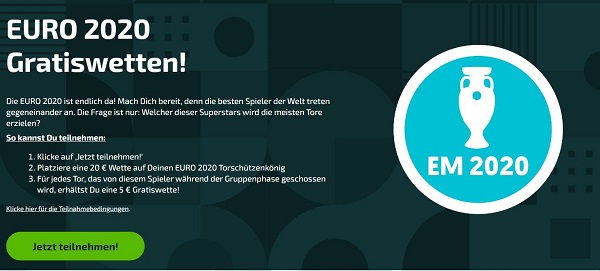 mobilebet wette auf den torjaeger der em 2020 europameisterschaft