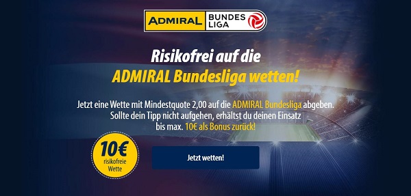 admiral bundesliga oesterreich cashback wette angebot