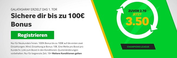 betway quotenboost psv galatasaray champions league odds boost