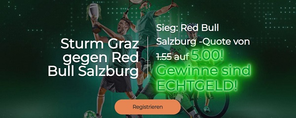 mr green quotenboost wette salzburg sieg gegen sturm graz