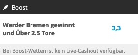 werder hannover zweite bundesliga neobet odds boost angebot wette