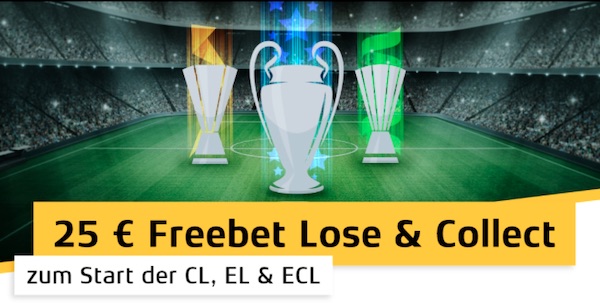Merkur Sports Aktion zu CL, EL und ECL!