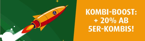 Boost für Kombiwetten bei Tipp3