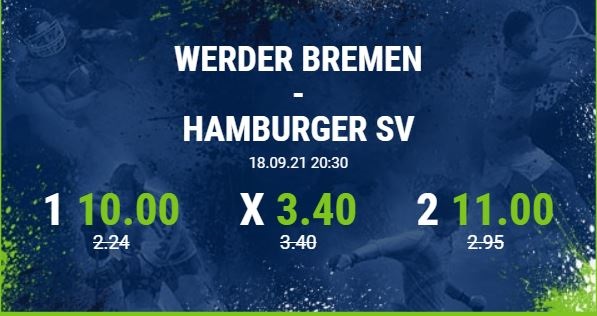 zweite bundesliga hsv werder quotenboost wette bet at home
