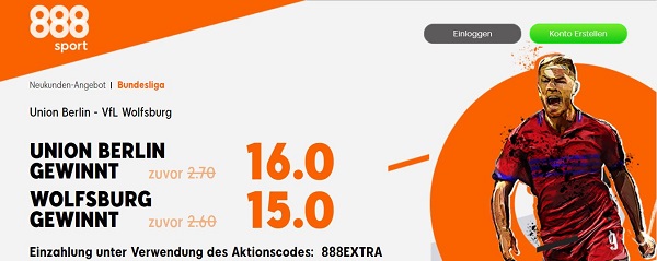union berlin wolfsburg bundesliga quotenboost angebot
