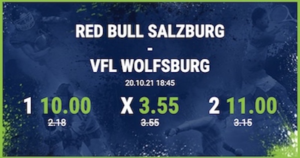 RB Salzburg VfL Wolfsburg CL Bet at Home