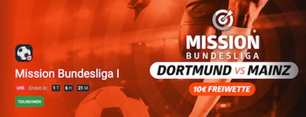 Betano Mission Dortmund Mainz Freiwette