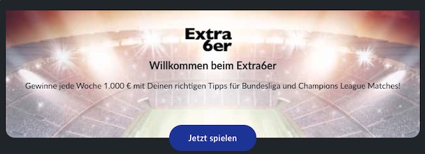 1000€ pro Woche beim Bildbet Extra 6er!