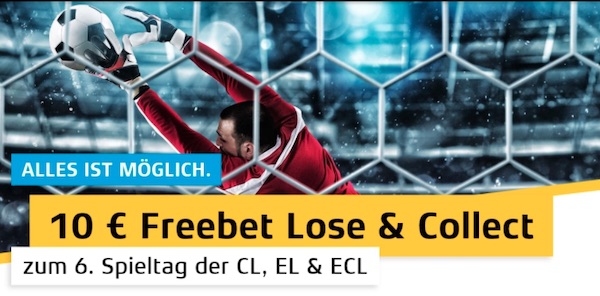 10€ Freebet für deine verlorene Wette bei Xtip