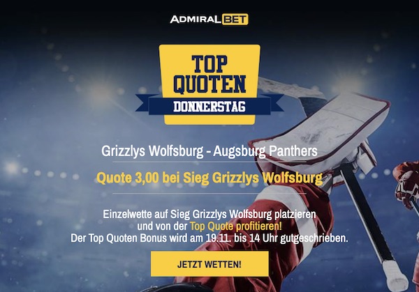 grizzlys panthers del ADMIRALBET