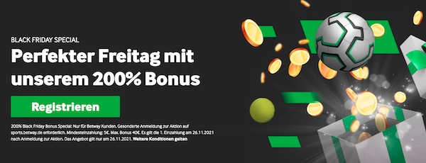 Betway Black Friday Bonus