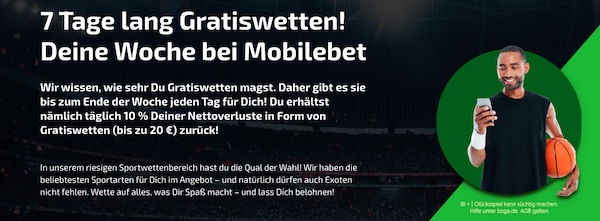 sicher dir täglich gratiswetten im wert von 20€ bei mobilebet