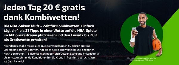 nba basketball wette quote kombiwette mobilebet gratiswette