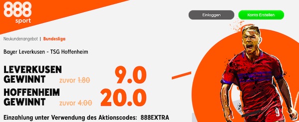 888sport pusht die quoten auf leverkusen und hoffenheim