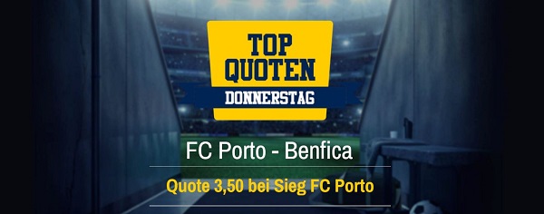 top quoten donnerstag portugal porto benfica quotenboost