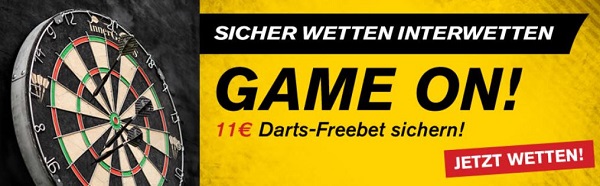 Game on im ally pally darts wm freiwette bei interwetten