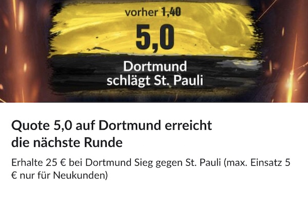 dfb pokal bvb st pauli bildbet