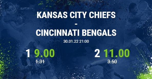 kansas city chiefs cincinnati bengals nfl playoff quotenboost bet at home