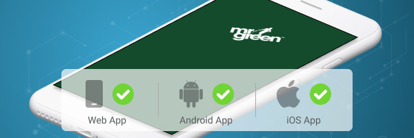 Infos zur Mr Green App bei Apple und Android