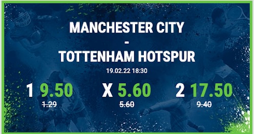 Super Quoten von Bet at Home zu City vs. Tottenham