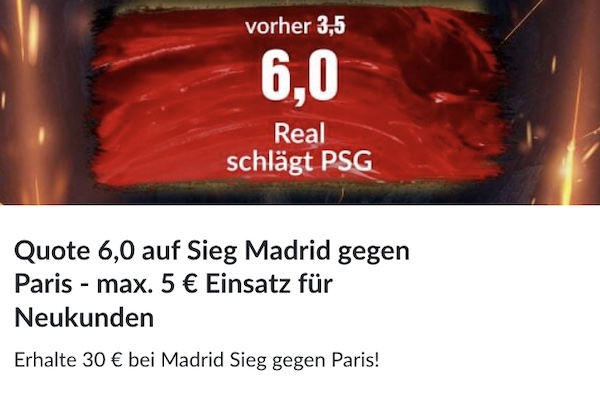 Real Sieg vs PSG Bildbet