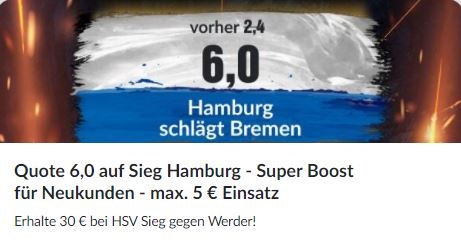 hsv werder spitzenduell zweite bundesliga nordderby bildbet odds boost