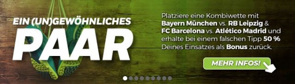 mobilebet wette bundesliga la liga bayern barcelona quoten paar