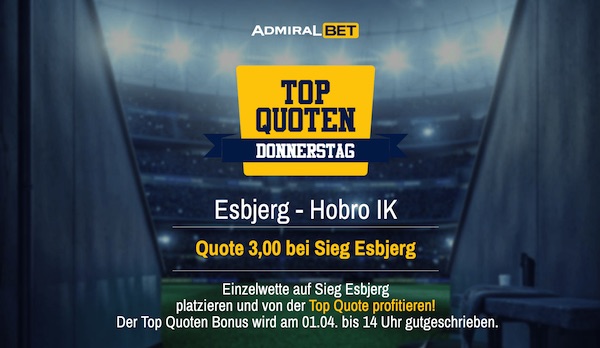 admiralbet top quote esbjerg hobro wetten