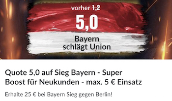 Bildbet Bayern vs Union